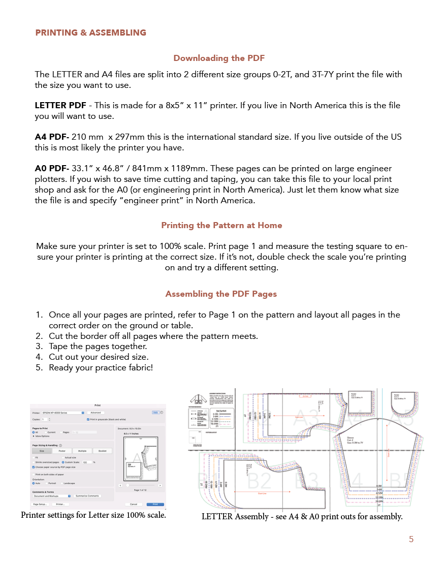 Baby Coast Coat - PDF Sewing Pattern & Instruction Booklet - la'rae handmade